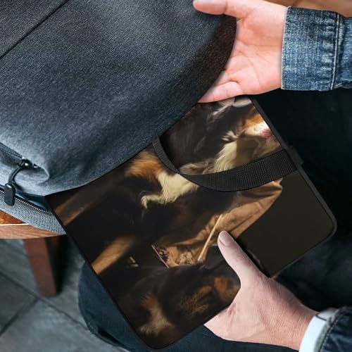 Funda protectora portátil 33.0 cm ligera diseño perro familiar 4