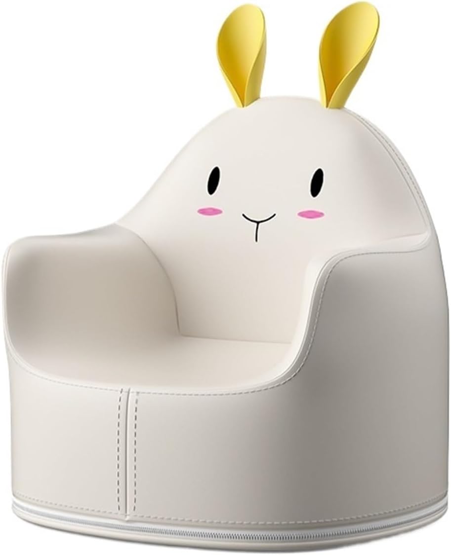 Indoor Household Cartoon Animal Shaped Stool(Yellow Rabbit Ears)