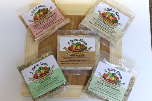 A Spice Above Variety Pack Of 5 Dips #TOP15