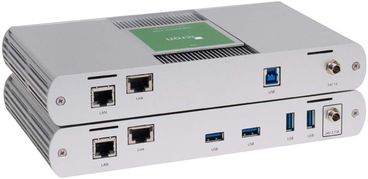 Icron ICR-3104 Raven USB 3-2-1 4-Port USB 3.1 Over Cat6-7 Extender System