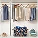 susiyo Botanical Floral Navy Blue Storage Bins Large Fabric Sorage Baskets for Shelves 2 Pack Foldable Decorative Closet Baskets with Handles for Organizing Shelf Clothes Home Office, 15x11x9.5Inches