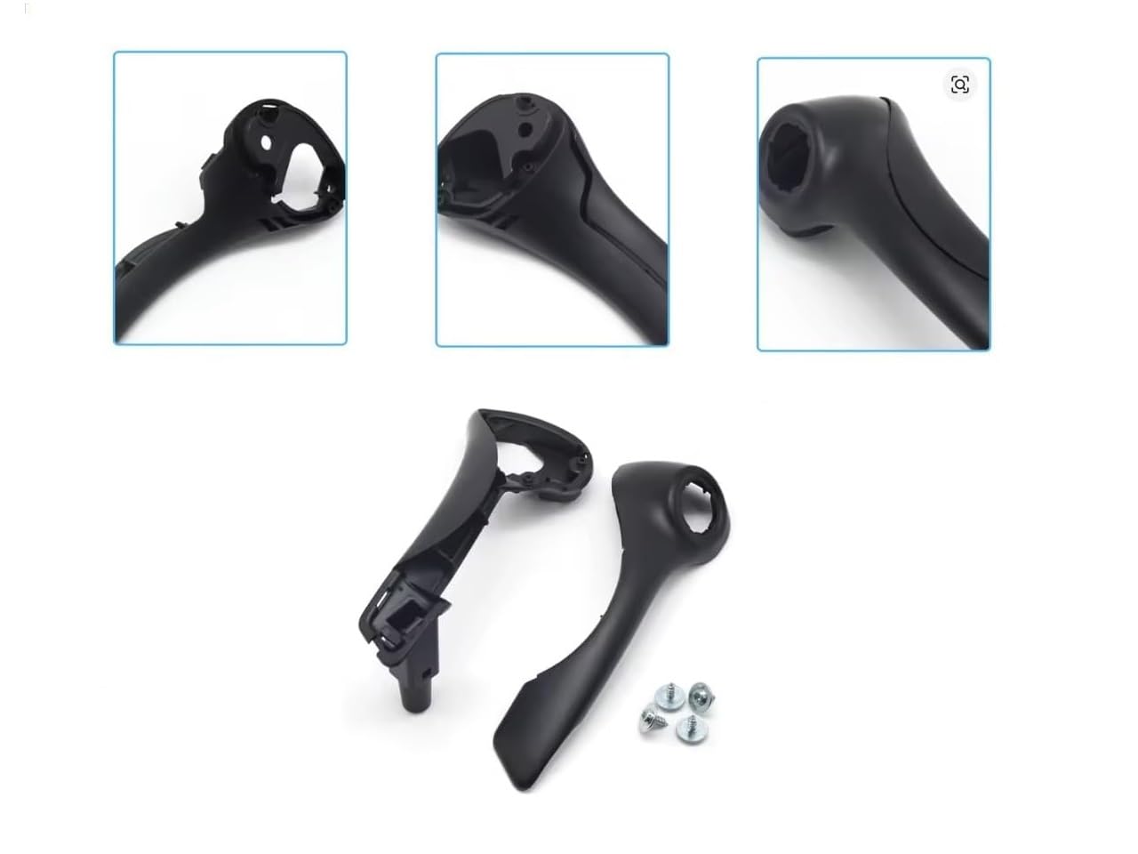 Zestaw klamek wewnętrznych do Renault Clio 3 Pre-Face 8200856933 8200815900 8200405369