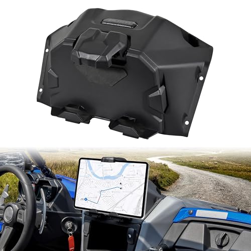 UTVSXPERT Electronic Device Tablet Holder for Yamaha YXZ 1000 19-25, Electronic Mounts Holder Phone GPS Mount with Storage Box Organizer Tray for Yamaha YXZ 1000R / SE/SS/SS SE 2019-2025 Accessories