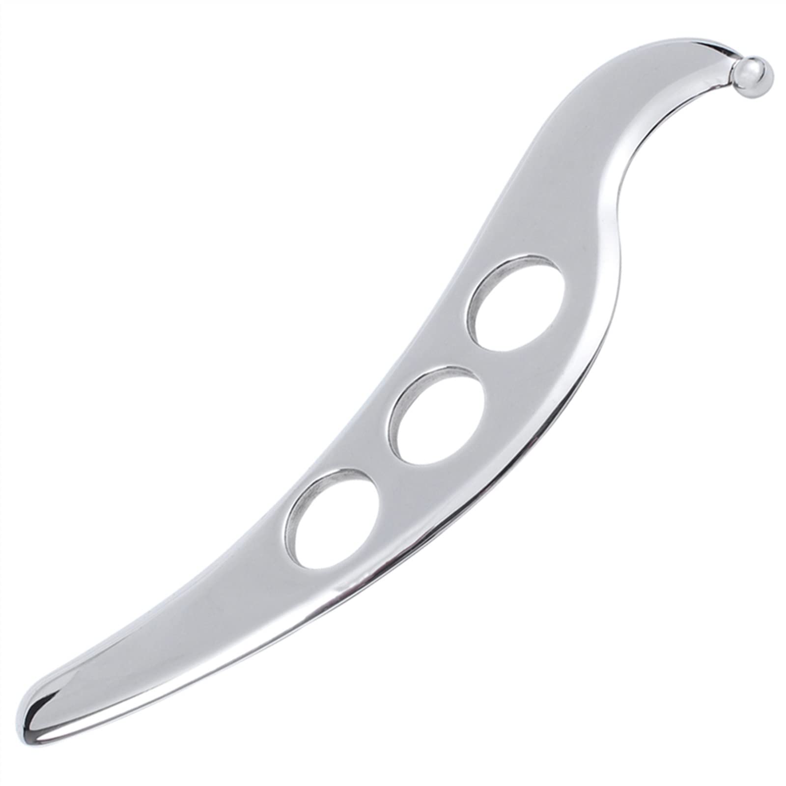MOBYAT Herramienta de masajeador de Placa Gua Sha Guasha de Acero Inoxidable, rascador de Terapia física, máquina de Masaje de meridianos musculares Sueltas, Herramienta de Tabla de SPA, 1 Uds.