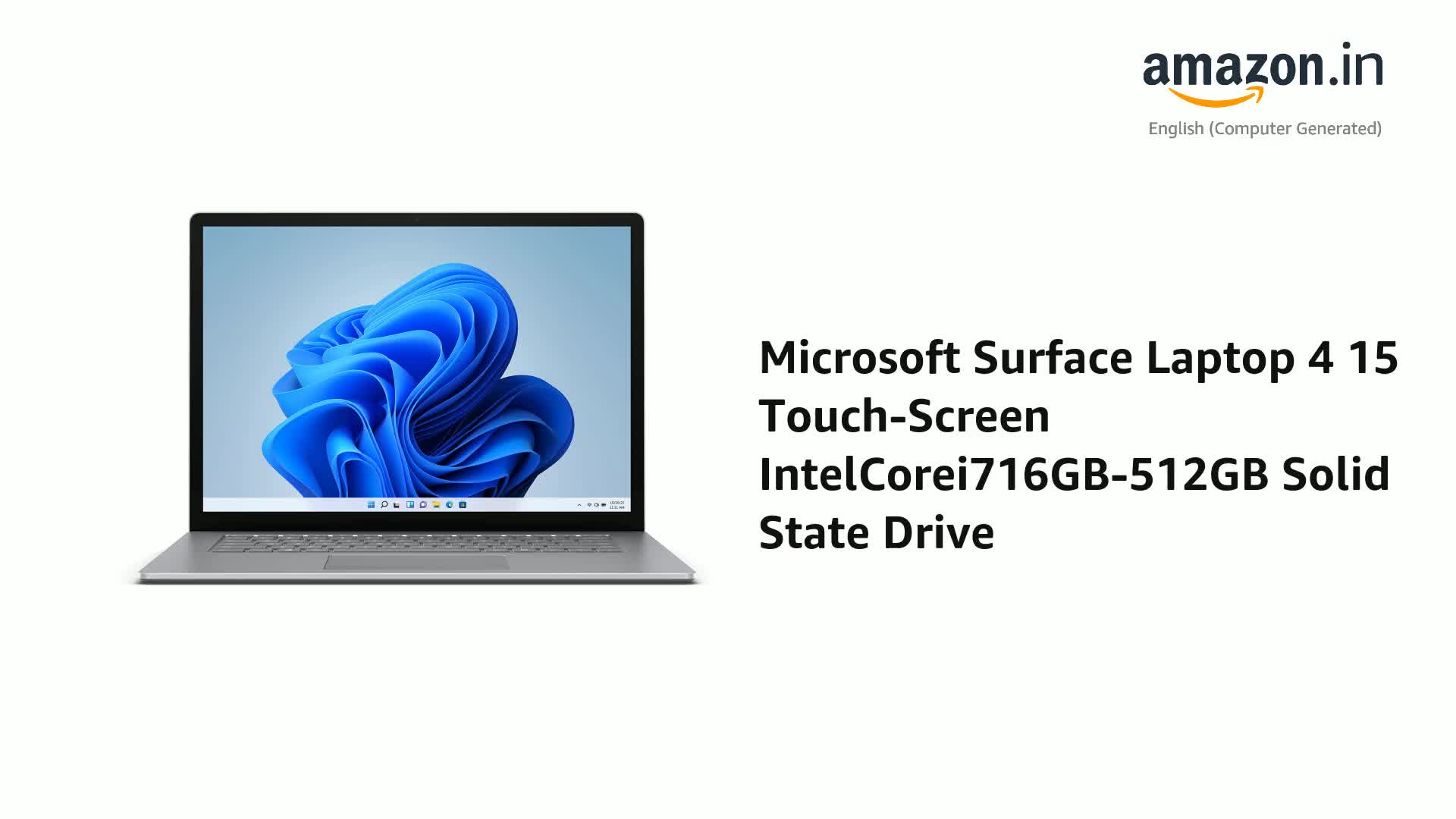 Microsoft Surface Laptop 4 15” Touch-Screen – Intel Core i7