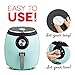 DASH Deluxe Electric Air Fryer + Oven Cooker with Temperature Control, Non-stick Fry Basket, Recipe Guide + Auto Shut Off Feature, 1700-Watt, 6 Quart - Aqua