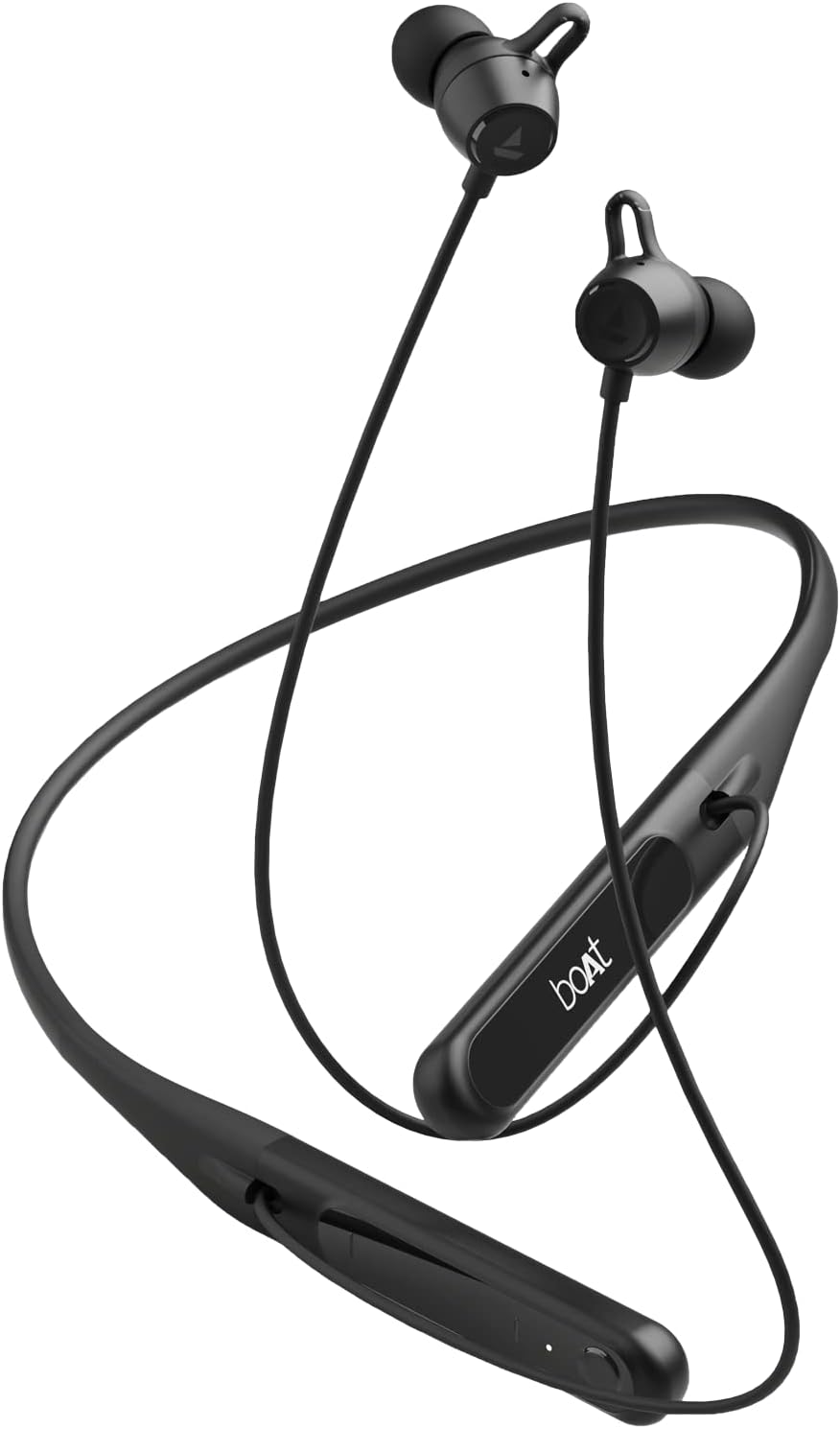 boAt Rockerz 255 Touch Neckband with Full Touch Controls,Spatial Audio,Up to 30H Playtime,ASAP Charge,Beast Mode,Enx Technology(Pitch Black),in-Ear,Bluetooth