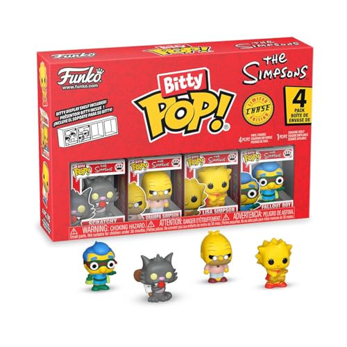 Figurine Funko Bitty Pop! The Simpsons Scratchy 4 Pack Mini Figurines Mystères - vue 4