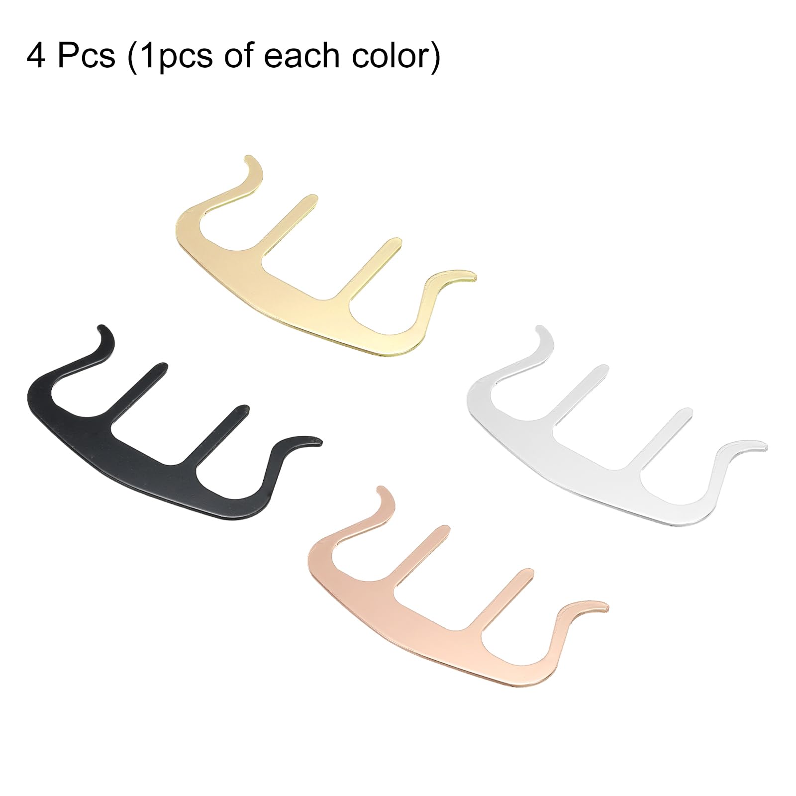 MECCANIXITY Clip de metal para libros de música y soporte para páginas, soporte para partituras de piano para soportes de partituras, plateado/negro/dorado/oro rosa