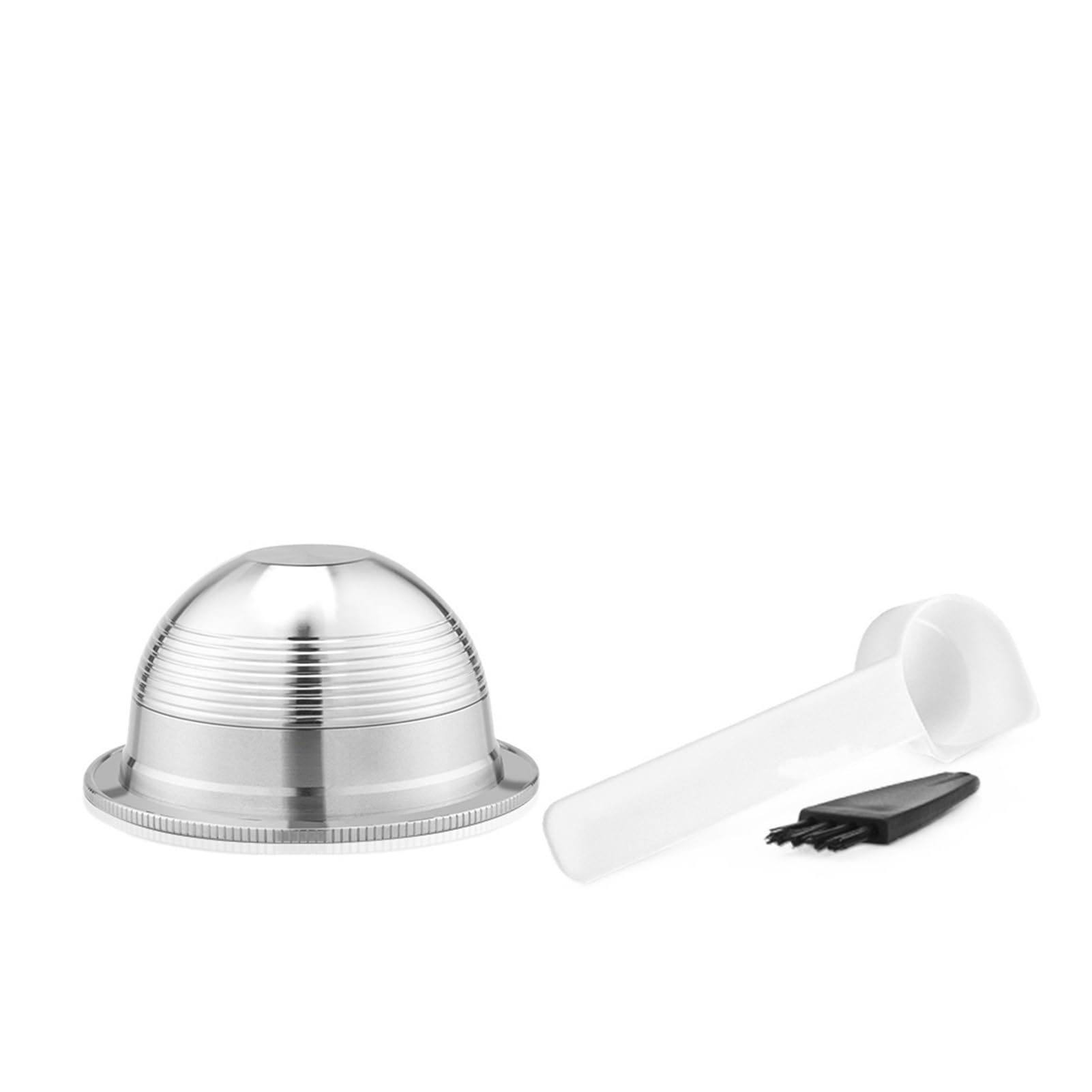 INEOUT Cápsula Vertuoline Reutilizable De Acero Inoxidable Compatible con Nespresso Vertuo Coffee Filter Espresso Compatible con Vertuo Plus (Color : Light Yellow)