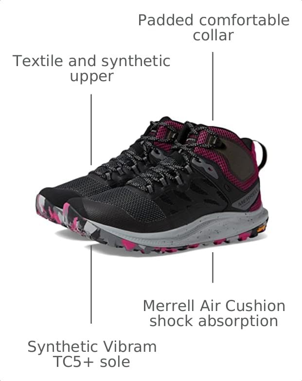 Image of Merrell Women's Antora 3 Mid Waterproof | Hiking Shoes