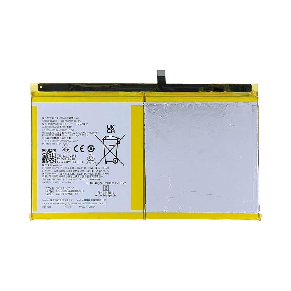 AUTOGSM Batterie Premium Compatible avec Realme Pad 10.4" BLT001