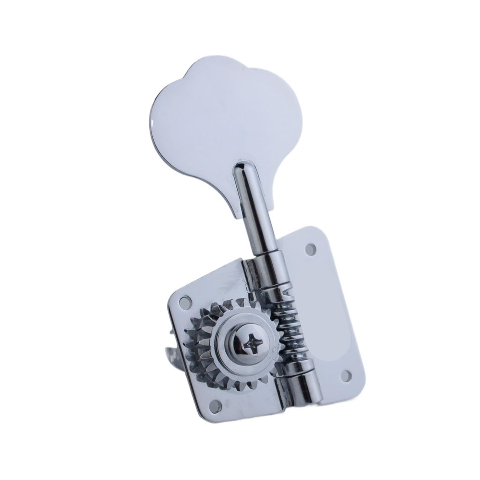 Bass-Mechaniken 1:26 Verhältnis Open Gear Tuning Key Pegs Machine Head Ersatz for Electric Jazz oder Precision Chrome(CR 3R2L)