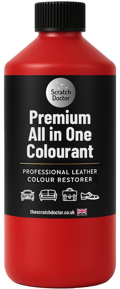 Scratch Doctor All in One Leather Colourant Self Seal Leather Dye Repair Paint for Furniture, Sofas, Car Seats (Cream, 250ml) — view 17