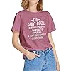FCHICH-The-Aunt-Code-Shirts-Women-Funny-Letter-Sayings-Print-Auntie-T-Shirt-Bless-Aunt-Tops-Tees-Casual-Short-Sleeve-Tshirts FCHICH The Aunt Code Shirts Women Funny Letter Sayings Print Auntie T Shirt Bless Aunt Tops Tees Casual Short Sleeve Tshirts (Pink, M)