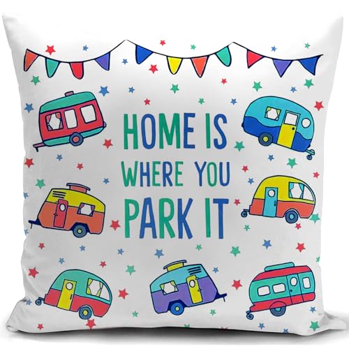 HUASHUZI campeggio accessori utili accessori camper federe camping gadget accessori camper interni regalo donna cuscini divano 40x40 cm decorativi copricuscini