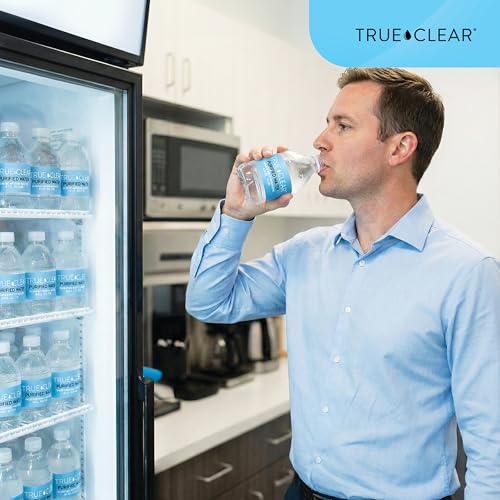 Image of True Clear Purified Drinking Water, 8 fl oz Bottles, 24-Pack, BPA-Free