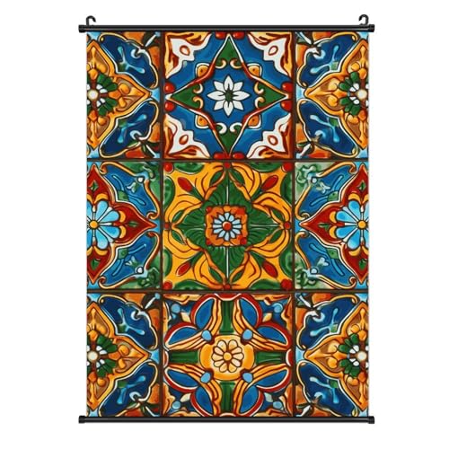 Poster mexicain imperméable céramique suspendre art mural durable et beau multi-tailles