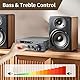 Hifi-Verstärker, 2000W Mini hifi Verstärker, 2.0-Kanal 100W*2 Bluetooth 5.3 TPA3116 Stereo-Audioverstärker, Digitale Endverstärker Soundverstärker,OPT/AUX/USB -Karteneingang, für Zuhause oder Auto