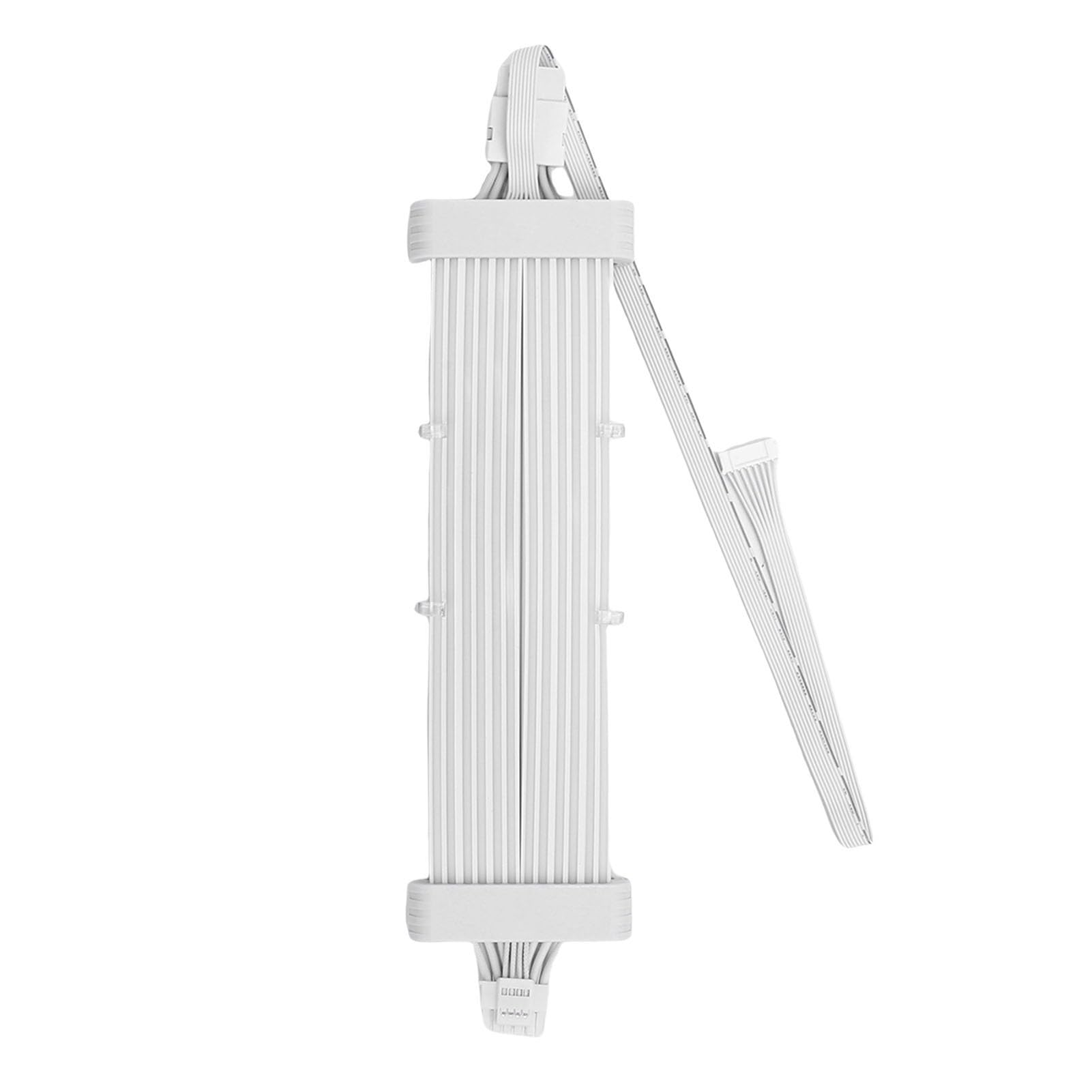 Acouto Kabel Zasilacza ARGB 5V Taśmy LED do Komputera PC Przedłużacz Zasilacza Płyty Głównej Linia Neonowa Dekoracja Obudowy Komputera GPU-16 Biały Kontroler SK3 Biały Używany Obudowa Paska H Kabel