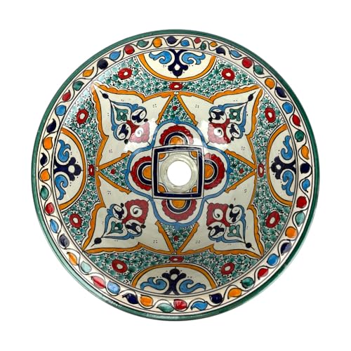 Artigianato Vulcano mar2412-07 Keramik Waschschale 40 cm