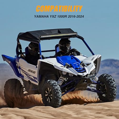 Image of Nilight Light Bar Mounting Brackets for 40-42 Inch LED Straight Curved Lights UTV Roof Upper Windshield Compatible with Yamaha YXZ 1000 1000R Models 2016 2017 2018
