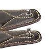 Walker & Williams Extra Long Deep Barrel Strap Locks for Thick Guitar Straps For Acoustic, Electric, And Bass Guitars