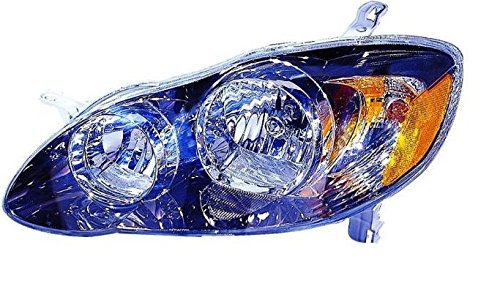 Phare Corolla 05-08 HL ASY US Built LH CAPA optique avant gauche DEPO