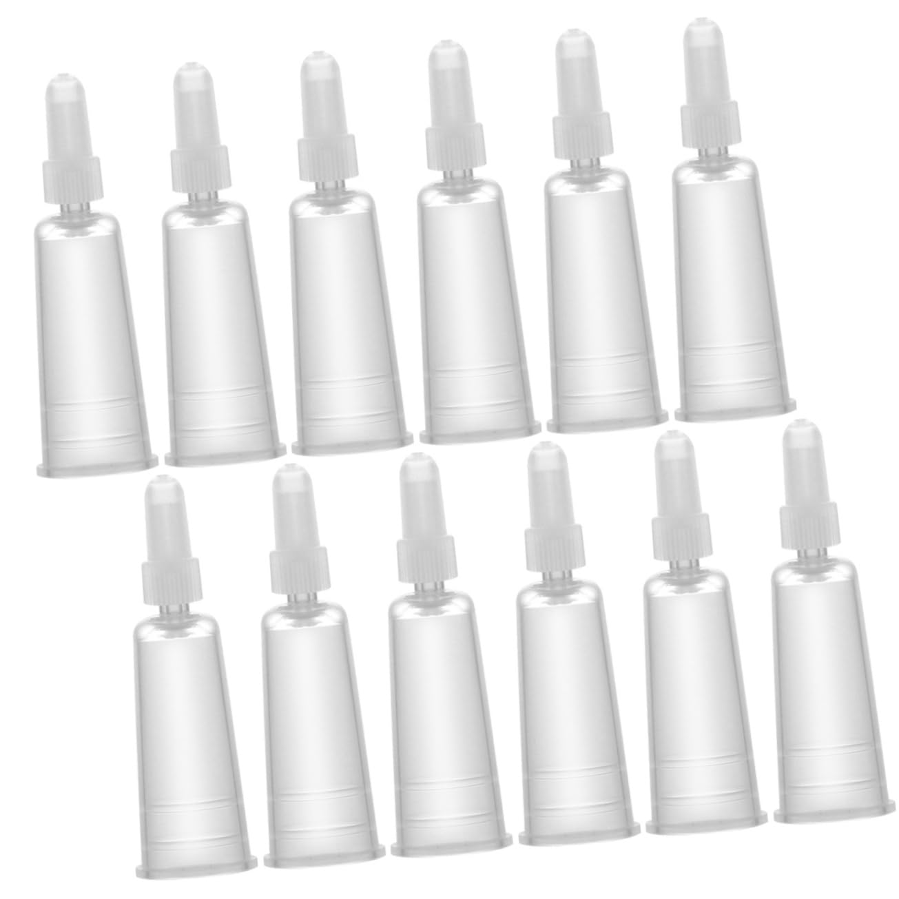 minkissy 1set Set Ampule Tip Caps Ampule Tips for Finger Protection Dispensing Tips for Ampule Bottles Lador Applicator Tips Caps Mini Dispensing Tips Transparent Plastic 50pcs