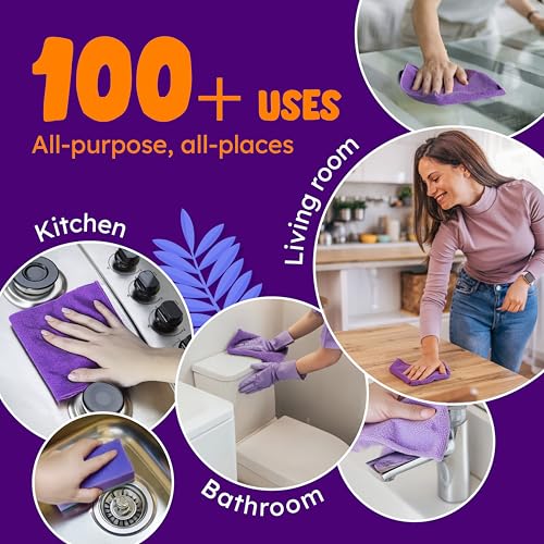 Image of Originally Yellow Lavender distilled white vinegar for cleaning purpose Spray | Cleaning Vinegar For home | Living Room, Bathroom, & Kitchen | Plant-Derived All Purpose Cleaner Spray | 3 Pack