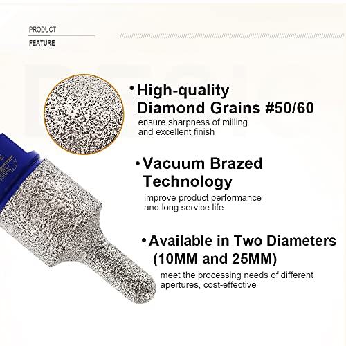 Brocas de Diamante para Porcelana SHDIATOOL Kit miniatura 3