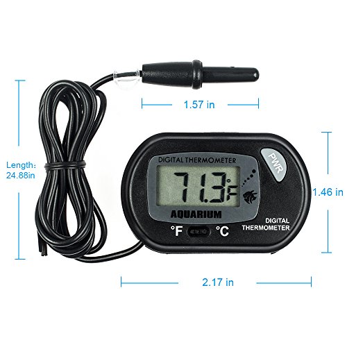 Zacro Petbank LCD Digital Aquarium Thermometer Fish Tank Water Terrarium Temperature - Image 4