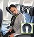 FaceCradle Adjustable Travel Pillow, Full Sleep While You Travel on an Airplane, Train or Bus, Support Your Neck While You Travel and Sleep, Neck Pillow Comfortably Holds Your Head Up, Grey