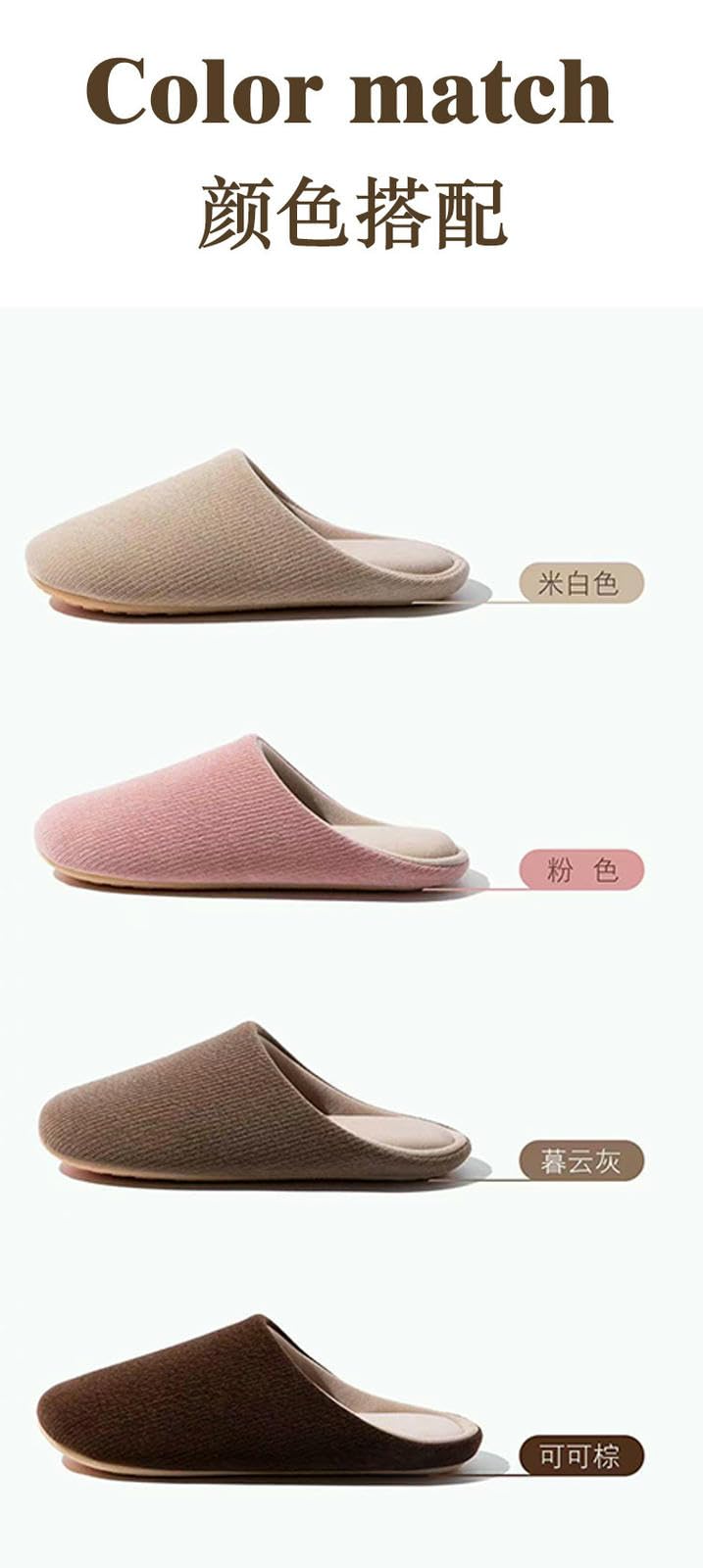 Pantofole Donna Ciabatte da Donna, Tomaia Morbida in Maglia, Fodera Felpa, Imbottitura Memory Foam-Bianco Sporco-38-39