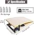 REMYS Beginner Gymnastics Springboard, 4 Springs Vault Springboards for Beginning Gymnasts/Kids/Children, Curved Jump Bridge/Vaulting Equipment