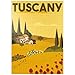 Toscane Italie, Style Art Déco Poster Vintage, Illustration - Premium 1000 Pièces Puzzle - Collection spéciale MyPuzzle de Puzzle Galaxy