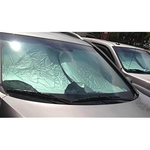 RV Sunshade Class C, Compatible with Ford Chassis RV Class C, or Mini Vans or New Vehicles with Large Windows Cover