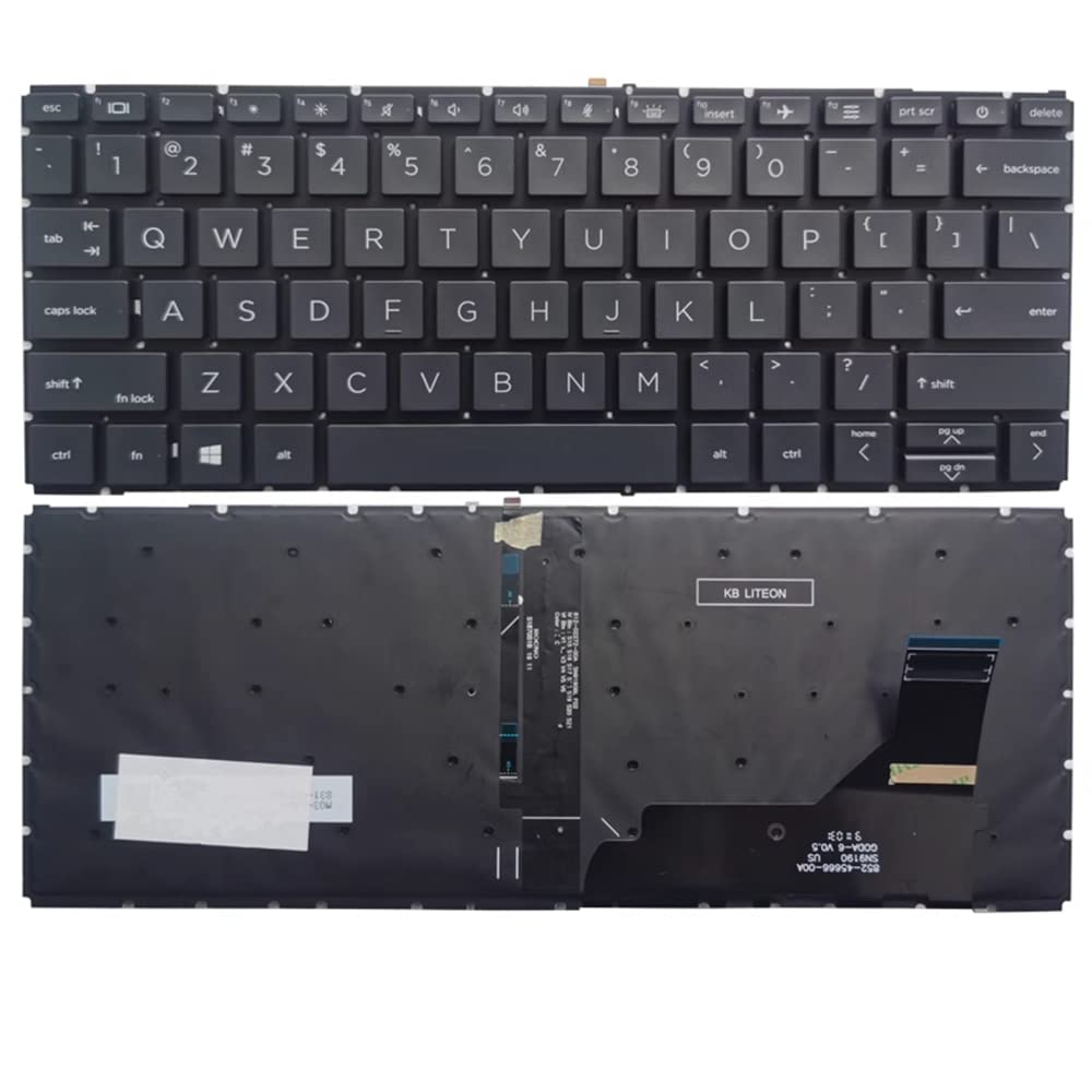 Clavier HP EliteBook x360 830 G8 noir US - Pièce de rechange pour ordinateur portable