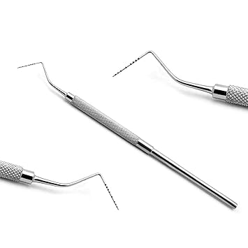 MEDSPO Professional Dental Probes | William Who | Explorer Root Canal Spreader Scaler | Mouth Mirror Tartar Remover | Dental Instruments (William Probe)