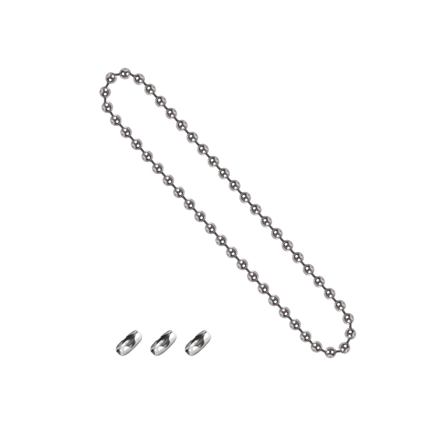 10Pcs Ball Chain With Connector Clasp 2mm Ball Cha... - Grandado