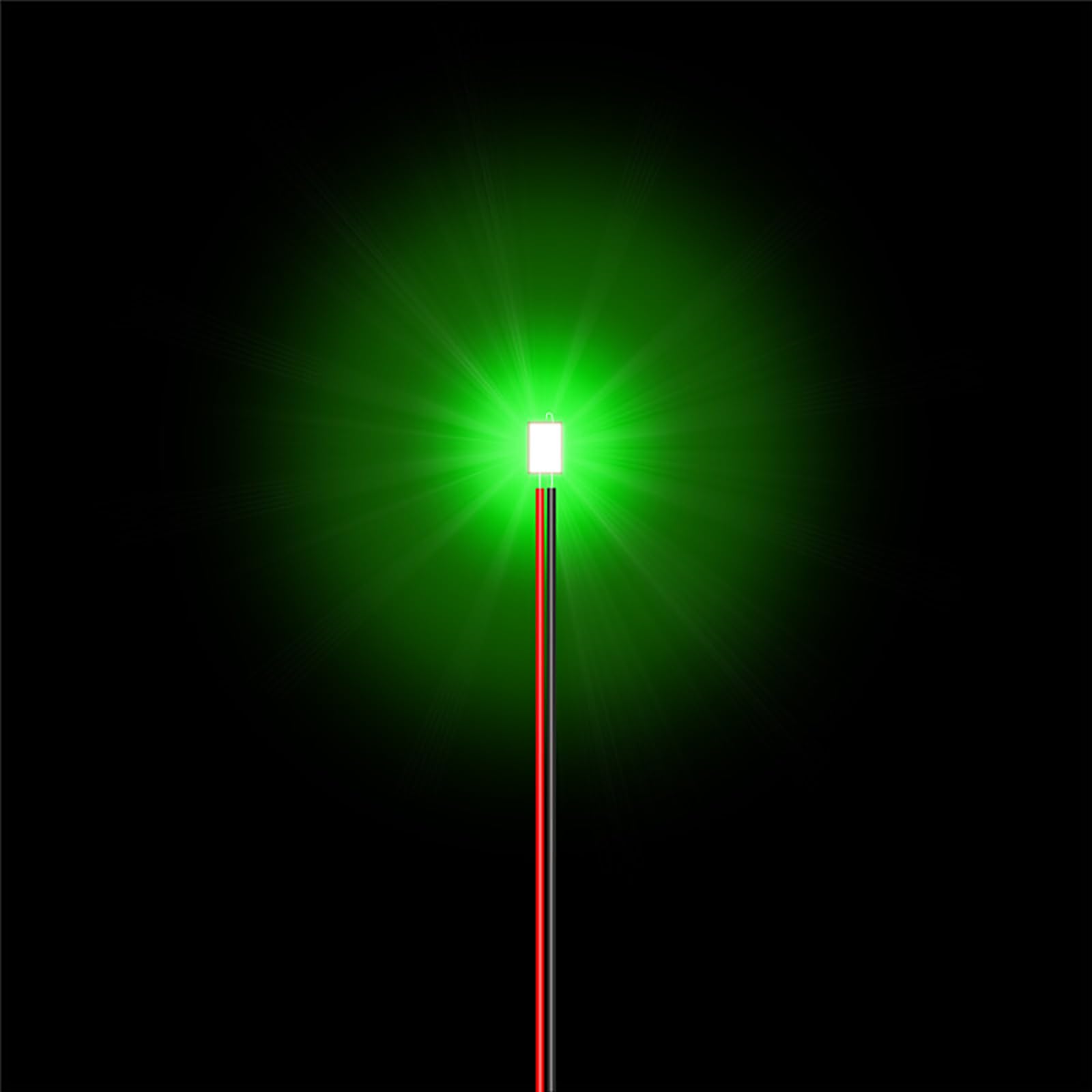 AUKENIEN 60 stuks 3 mm 12 V voorbekabelde transparante LED-lichtdiodes