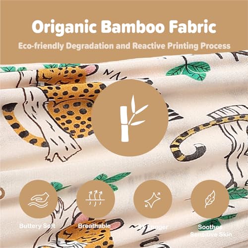 Image of Kids 2-Piece So Soft Playtime Set-Lightweight Viscose from Bamboo Short Sleeve Top&Leggings for Toddler Boy & Girls