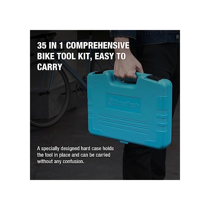 DURATECH 35PC Bike Repair Kit With Carry Case - Image 5