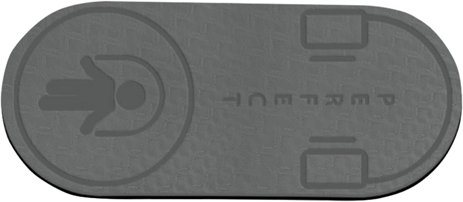 Rope Skipping Floor Mat Yoga Mat, 50×24 Inch Shock Absorption Mute Dancing Yoga Pad Thick Exercise Fitness Mat, Fitness Equipment Home Gym Floor Protection