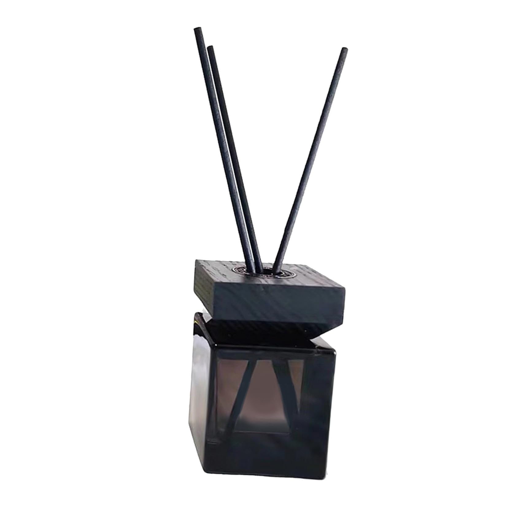 Homoyoyo 2 Set Bottiglia Diffusore Aroma Tappo in Legno di Frassino e Bastoncini in Rattan Contenitore Vuoto per Aromaterapia senza Fiamma Elegante e Sicuro per Casa e Ufficio