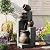 Bumilgar 53''H Water Fountain Outdoor Garden Fountain Large- 4 Tiered Cascading Bowls and Outdoor Fountains and Waterfalls with Lights for Garden, Patio, Backyard, Porch Home Art Decor