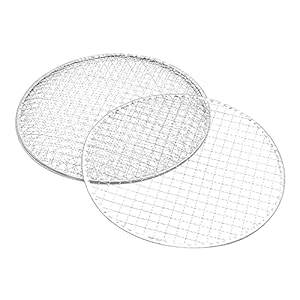 RNSUNH Einweg-Grillroste, rund, 5 Stück