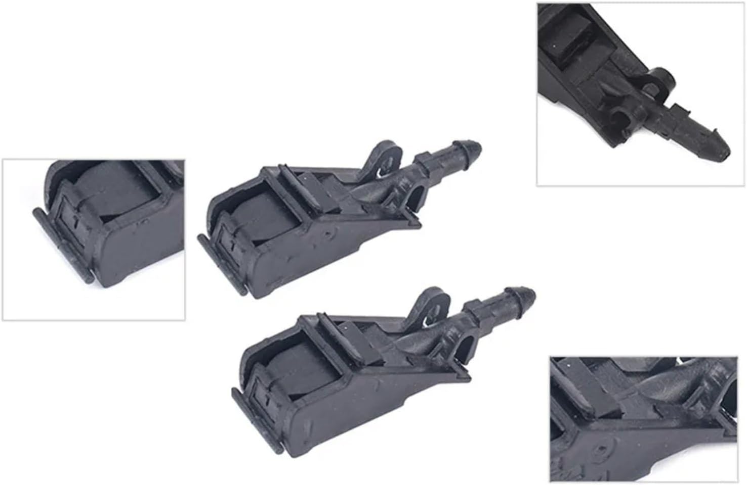 Wiper Parts Compatible With Beetle 1999 2000 2001 2002 2003 2004 2005 2006 2007 2008 2009 2010 Car Front Windshield Washer Wiper Nozzle 6RD955985