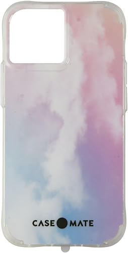 Miniatura 2 de Case-Mate - Funda de la colección Tough Prints para iPhone 13 Mini, delgada, protección contra caídas desde 10 pies de 5.4 pulgadas, diseño de Cloud