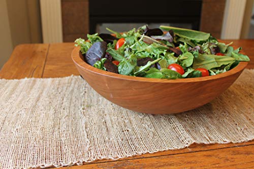 15-Inch-Solid-Cherry-Wood-Salad-Bowl-Serves-5-8-Holland-Bowl-Mill